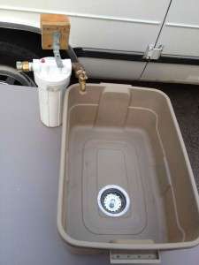 inexpensive camping sink