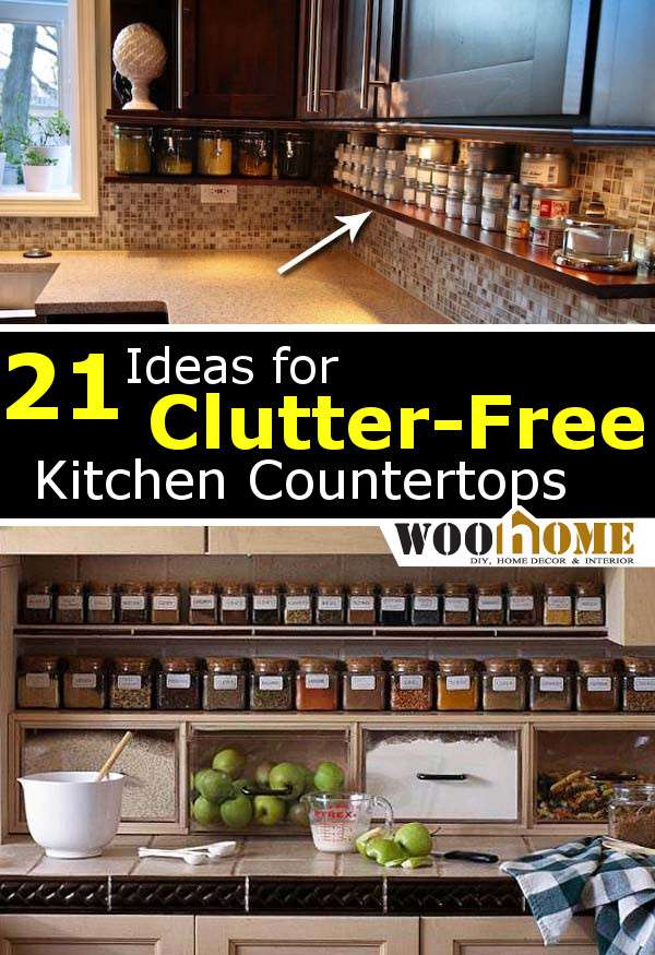 21 Ways To Organize Your Kitchen Counter Tops Lpc Survival